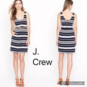 J. Crew striped dress XS blue and white striped